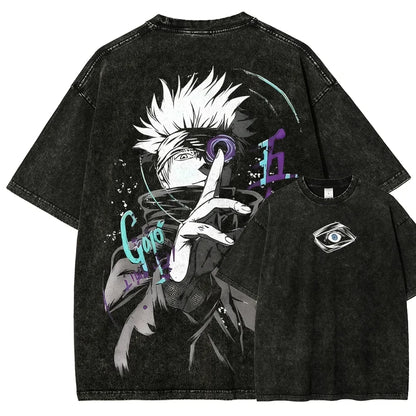 Satoru Gojo Vintage Wash Tee – HOUSE 55