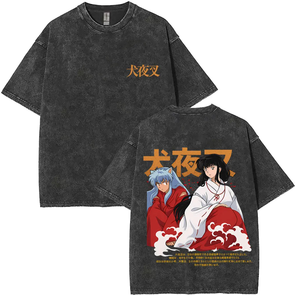 Inuyasha Vintage Wash Graphic Tee