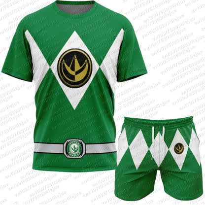 Power Rangers Mesh Tee & Shorts Set