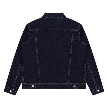 Unisex Vintage Wash Denim Jacket