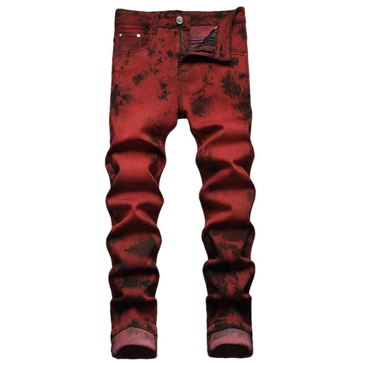 Red Splatter Jeans — product view